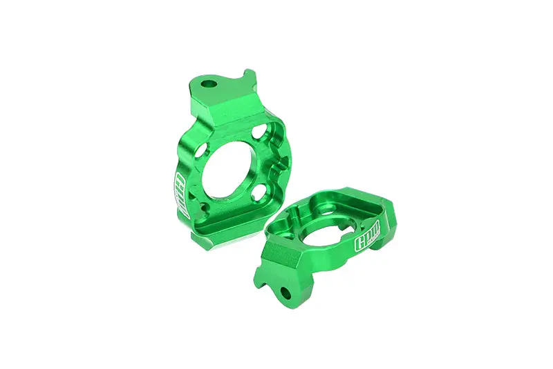 Aluminum 7075 Front C Hubs For Losi 1/18 Mini Lmt 4X4 Brushed Monster Truck Rtr-Los01026 Upgrade Parts - Green 1