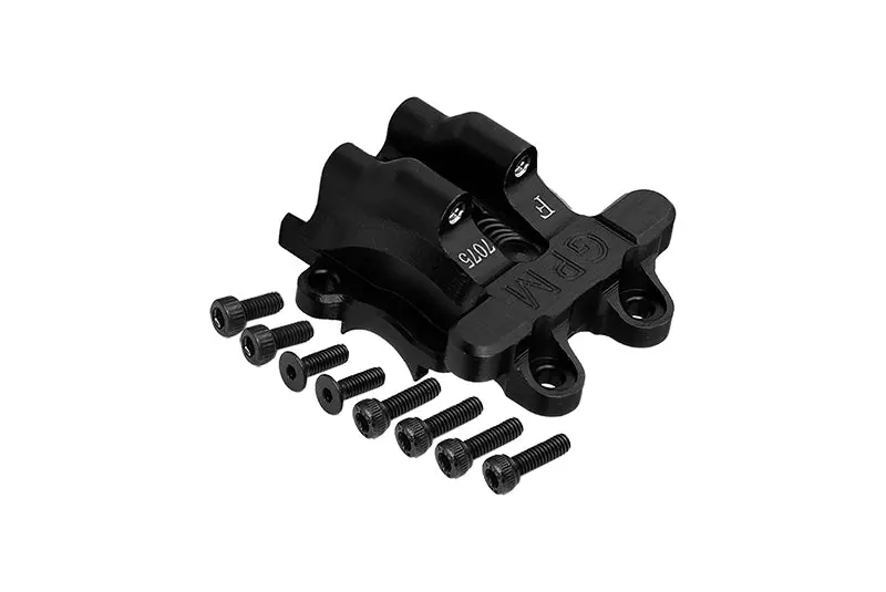 Aluminum 7075 Front Diff Cover For Arrma 1/18 Granite Grom Mega 380 Brushed 4X4 Monster Truck Ara2102 Upgrade Parts - Black 1