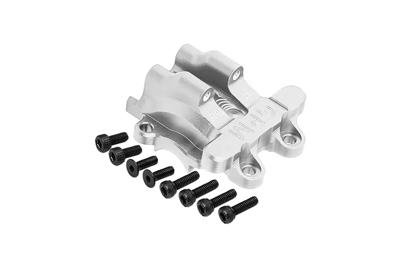 Aluminum 7075 Front Diff Cover For Arrma 1/18 Granite Grom Mega 380 Brushed 4X4 Monster Truck Ara2102 Upgrade Parts - Silver 1