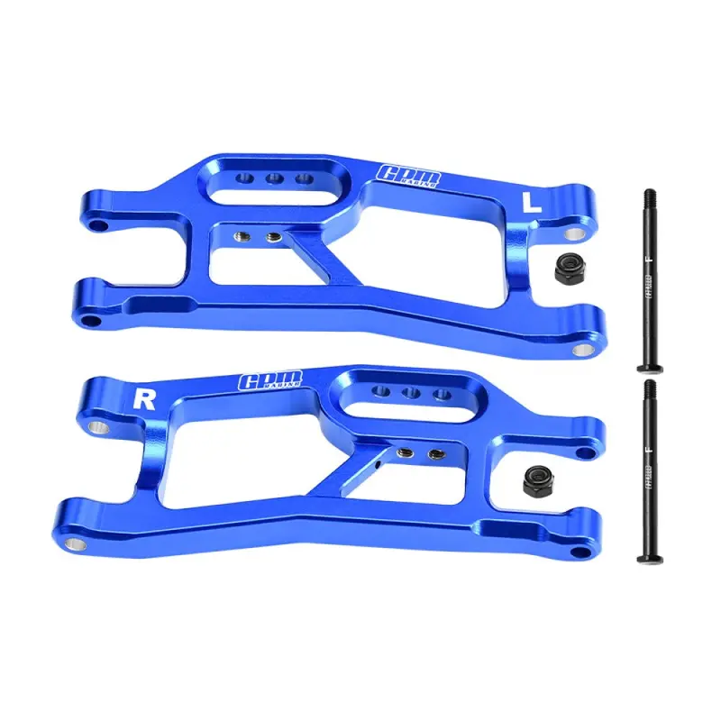 Aluminum 7075 Front Lower Suspension Arms For Traxxas 1/16 Mini Xrt Vxl-3S 108076-1 Monster Truck Upgrades - Blue 1