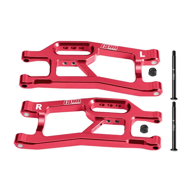 Aluminum 7075 Front Lower Suspension Arms For Traxxas 1/16 Mini Xrt Vxl-3S 108076-1 Monster Truck Upgrades - Red 1