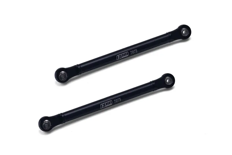 Aluminum 7075 Front Steering Link Rod For Arrma 1/10 Gorgon 4X2 Mega 550 Brushed Monster Truck-Ara3230 Upgrades - Black 1