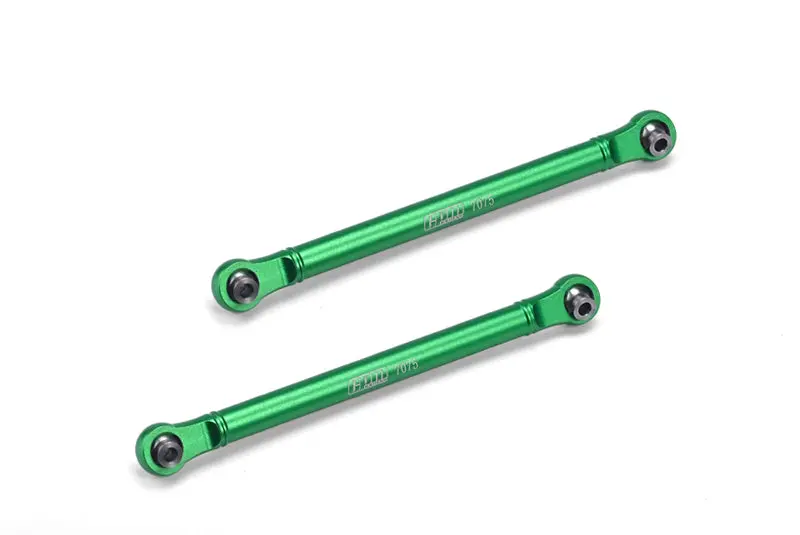 Aluminum 7075 Front Steering Link Rod For Arrma 1/10 Gorgon 4X2 Mega 550 Brushed Monster Truck-Ara3230 Upgrades - Green 1