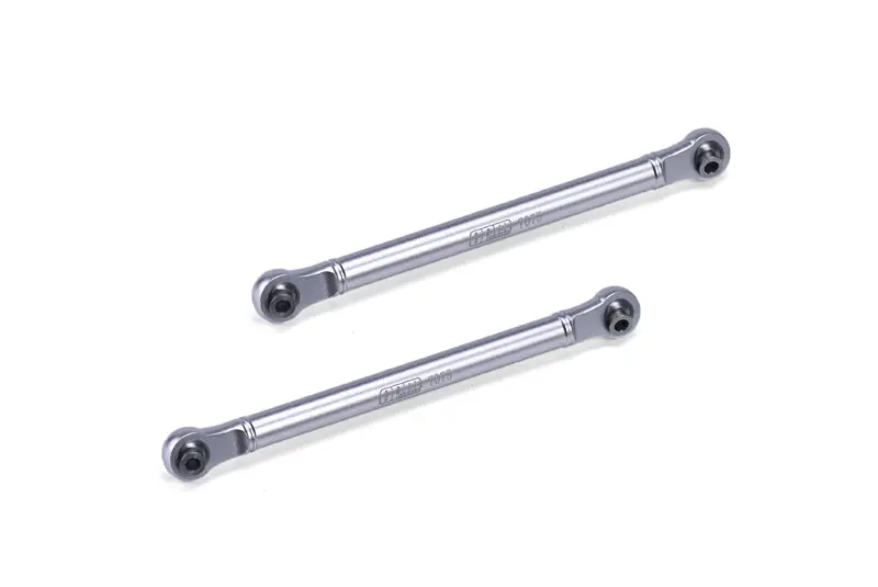 Aluminum 7075 Front Steering Link Rod For Arrma 1/10 Gorgon 4X2 Mega 550 Brushed Monster Truck-Ara3230 Upgrades - Silver 1
