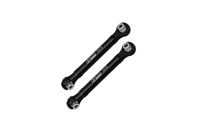 Aluminum 7075 Front Steering Link Rod For Arrma 1/8 4Wd Mojave 4X4 4S Blx-Ara4404 Upgrade Parts - Black 1