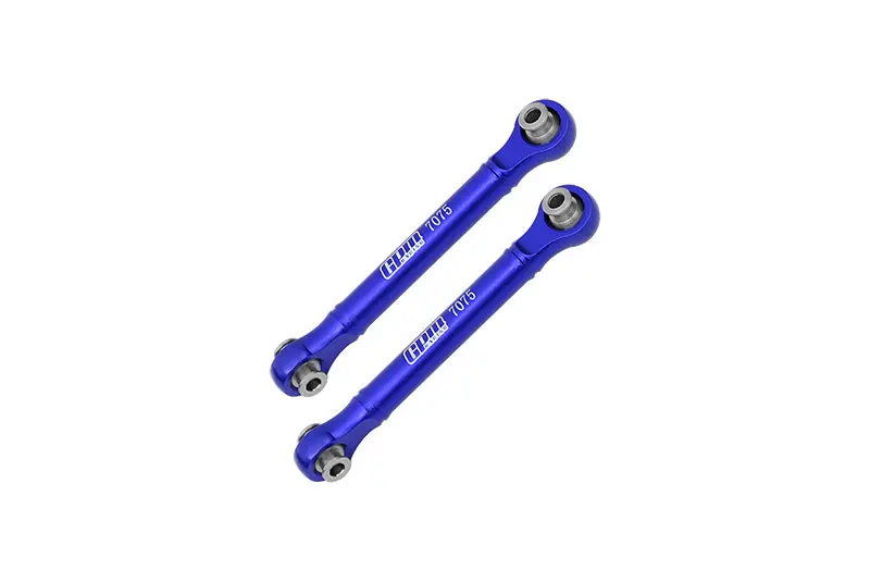 Aluminum 7075 Front Steering Link Rod For Arrma 1/8 4Wd Mojave 4X4 4S Blx-Ara4404 Upgrade Parts - Blue 1