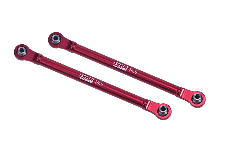Aluminum 7075 Front Steering Link Rod For Traxxas 1:7 Unlimited Desert Racer Udr Pro-Scale 4X4 85086-4 85076-4 Upgrade Parts - Red 1