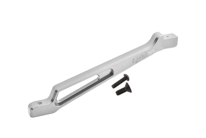 Aluminum 7075 Front Steering Support Mount For Arrma 1:8 Kraton 6S / Typhon 6S / Outcast 6S / Notorious 6S / 1:10 Senton 6S Upgrade Parts - Silver 1