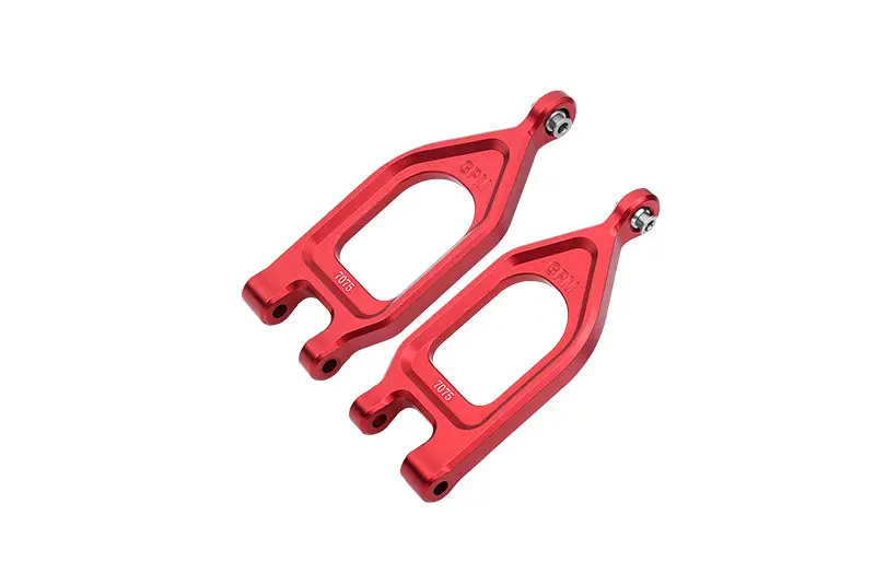 Aluminum 7075 Front Upper Suspension Arms For Arrma 1/10 Gorgon 4X2 Mega 550 Brushed Monster Truck-Ara3230 - Red 1