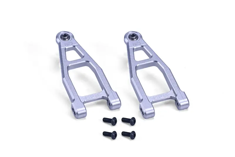Aluminum 7075 Front Upper Suspension Arms For Tamiya 1:10 R/C 58719 Bbx Bb-01 Upgrade Parts - Silver 1