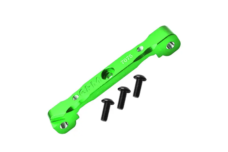 Aluminum 7075 Front Upper Suspension Mount For Arrma 1:8 Kraton / Outcast / Talion / Typhon / Notorious / 1:7 Infraction / Limitless  / Mojave / Fireteam / Felony Upgrade Parts - Green 1