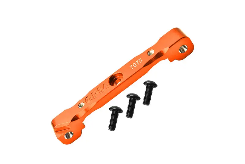 Aluminum 7075 Front Upper Suspension Mount For Arrma 1:8 Kraton / Outcast / Talion / Typhon / Notorious / 1:7 Infraction / Limitless  / Mojave / Fireteam / Felony Upgrade Parts - Orange 1