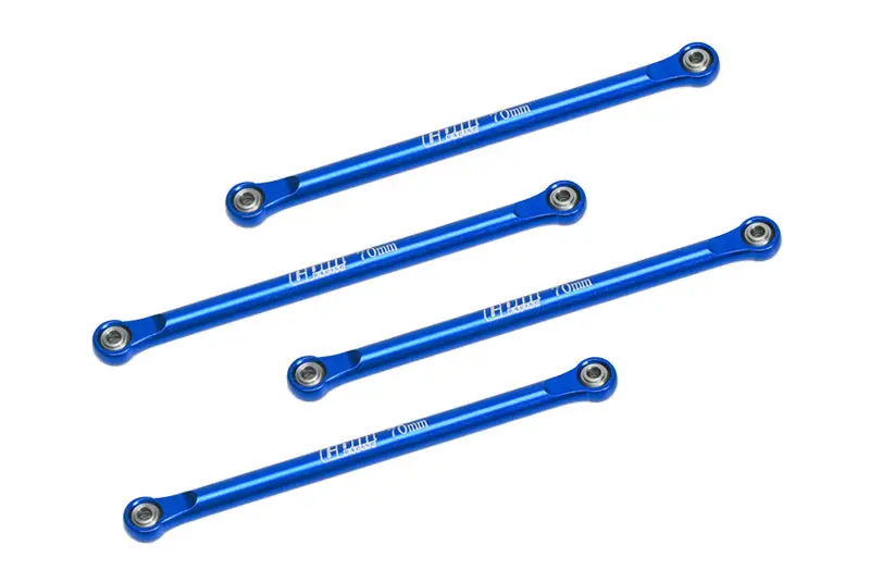 Aluminum 7075 Lower 4-Link Bar Set For Losi 1/18 Mini Lmt 4X4 Brushed Monster Truck Rtr-Los01026 Upgrade Parts - Blue 1
