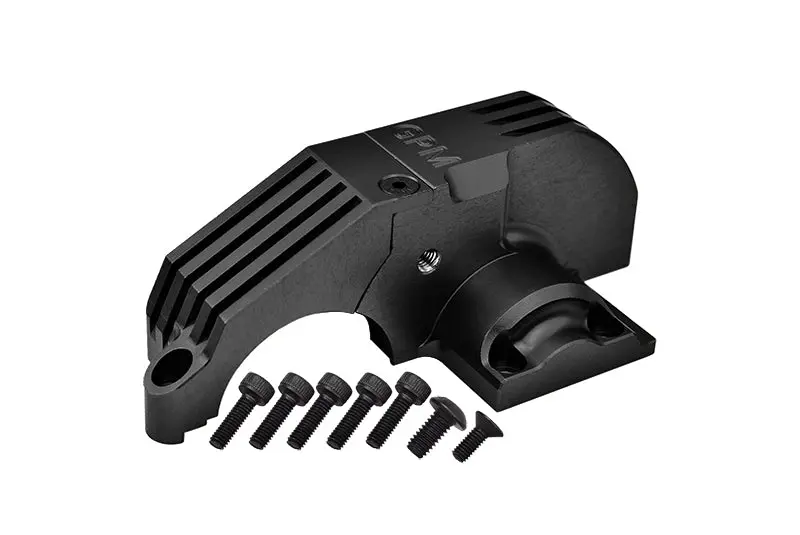 Aluminum 7075 Main Gear Cover For Traxxas 1:10 4Wd Maxx 89076-4 / 4Wd Maxx With Widemaxx 89086-4 / 1:8 4Wd Maxx Slash 6S 102076-4 Upgrades - Black 1