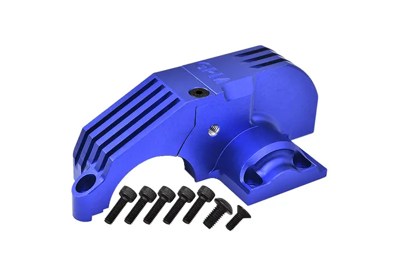 Aluminum 7075 Main Gear Cover For Traxxas 1:10 4Wd Maxx 89076-4 / 4Wd Maxx With Widemaxx 89086-4 / 1:8 4Wd Maxx Slash 6S 102076-4 Upgrades - Blue 1