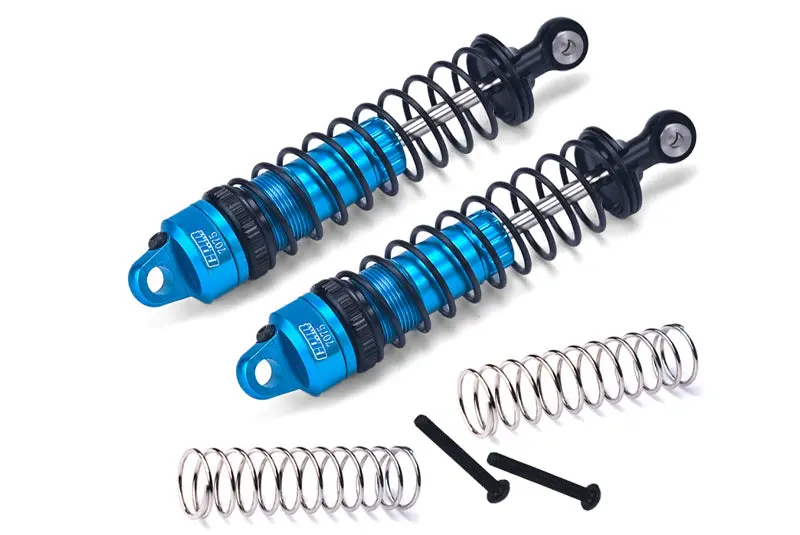 Aluminum 7075 Rear Adjustable Spring Damper 90Mm For Tamiya 1:10 R/C 58719 Bbx Bb-01 Upgrade Parts - Sky Blue 1