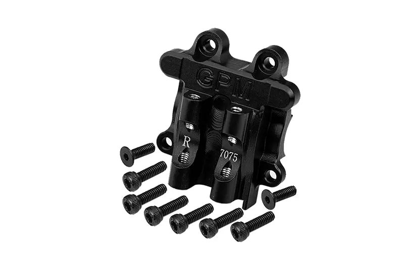 Aluminum 7075 Rear Diff Cover For Arrma 1/18 Granite Grom Mega 380 Brushed 4X4 Monster Truck Ara2102 Upgrade Parts - Black 1