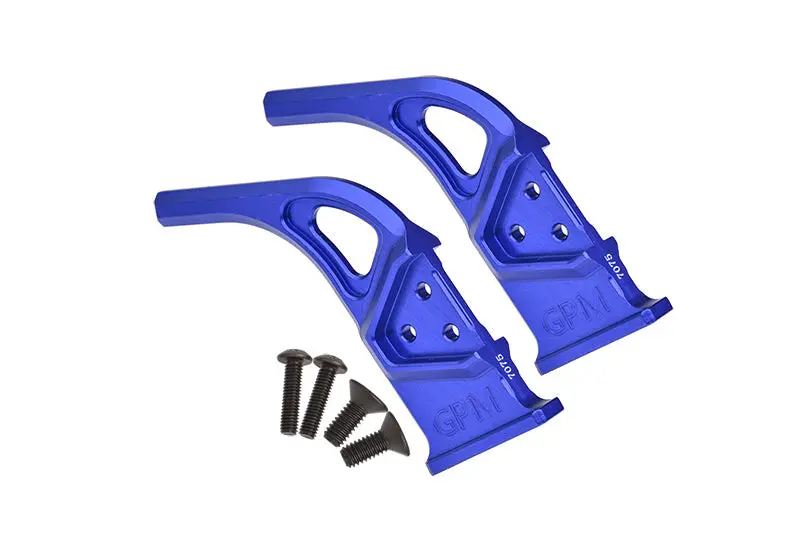 Aluminum 7075 Rear Diffuser Supports For Arrma 1:7 Infraction 6S / Limitless All-Road / Infraction V2 / Limitless V2 /Felony 6S Upgrades - Blue 1