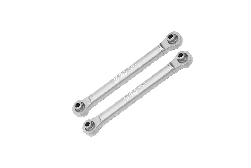 Aluminum 7075 Rear Link Rod For Arrma 1/10 Gorgon 4X2 Mega 550 Brushed Monster Truck-Ara3230 Upgrades - Silver 1