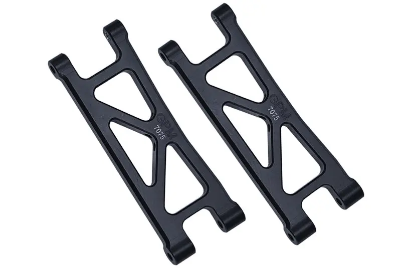 Aluminum 7075 Rear Lower Suspension Arms For Arrma 1/18 Granite Grom Mega 380 Brushed 4X4 Monster Truck Ara2102 - Black 1