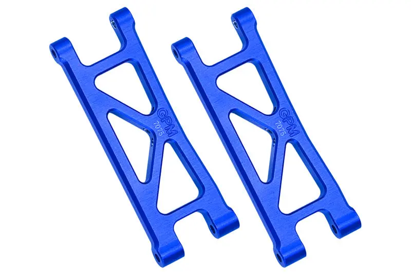 Aluminum 7075 Rear Lower Suspension Arms For Arrma 1/18 Granite Grom Mega 380 Brushed 4X4 Monster Truck Ara2102 - Blue 1