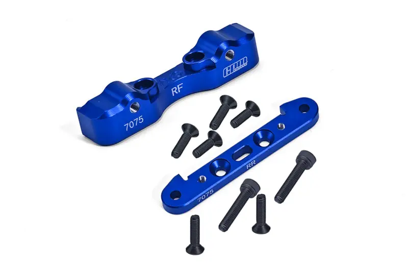 Aluminum 7075 Rear Lower Suspension Mount For Arrma 1:5 Kraton 8S / Outcast 8S / Kraton Exb / Outcast Exb - Blue 1
