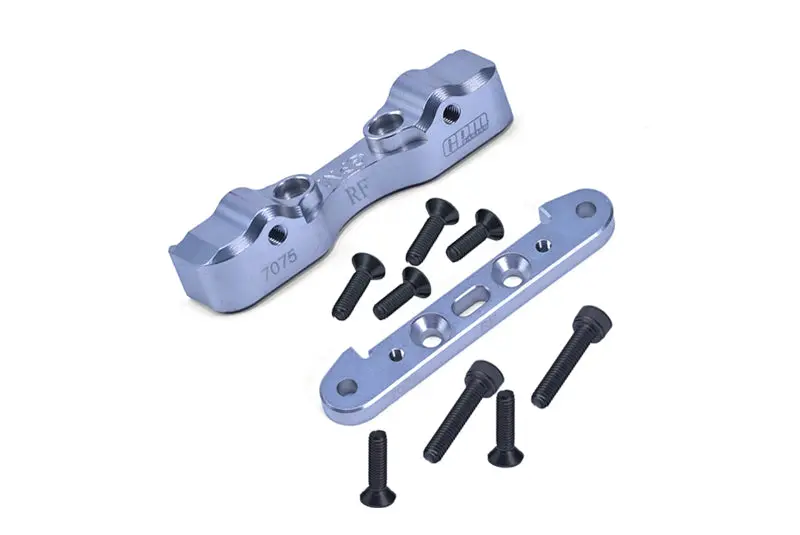 Aluminum 7075 Rear Lower Suspension Mount For Arrma 1:5 Kraton 8S / Outcast 8S / Kraton Exb / Outcast Exb - Silver 1