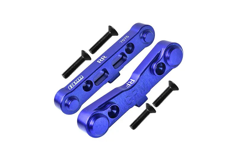 Aluminum 7075 Rear Lower Suspension Mount For Arrma 1:8 Kraton / Outcast / Talion / Typhon / Notorious / Kraton Exb / Talion Exb / 1:7 Infraction / Limitless / Mojave / Mojave Exb / Felony - Blue 1