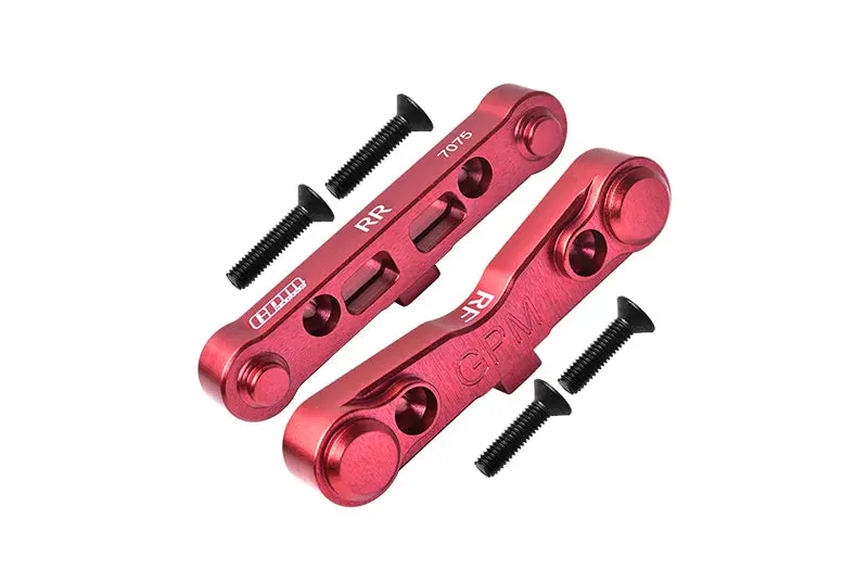 Aluminum 7075 Rear Lower Suspension Mount For Arrma 1:8 Kraton / Outcast / Talion / Typhon / Notorious / Kraton Exb / Talion Exb / 1:7 Infraction / Limitless / Mojave / Mojave Exb / Felony - Red 1