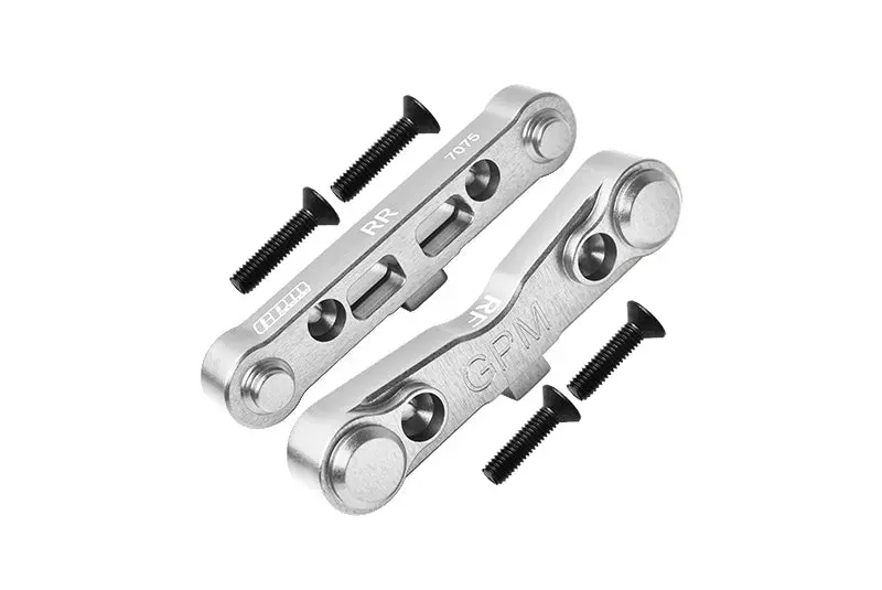 Aluminum 7075 Rear Lower Suspension Mount For Arrma 1:8 Kraton / Outcast / Talion / Typhon / Notorious / Kraton Exb / Talion Exb / 1:7 Infraction / Limitless / Mojave / Mojave Exb / Felony - Silver 1