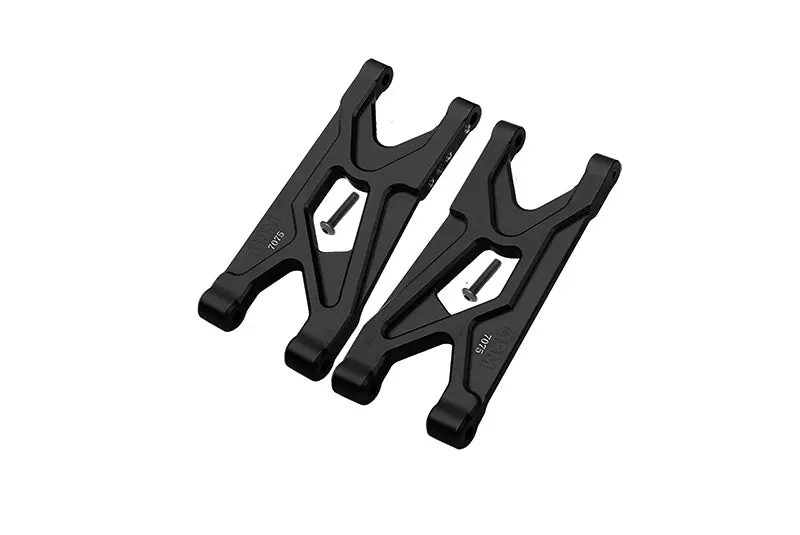 Aluminum 7075 Rear Suspension Arms For Arrma 1/10 Gorgon 4X2 Mega 550 Brushed Monster Truck-Ara3230 Upgrades - Black 1