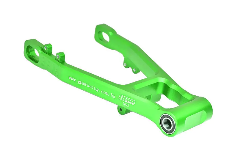 Aluminum 7075 Rear Swing Arm (Larger Inner Bearing) For Losi 1:4 Promoto Mx Motorcycle Dirt Bike Rtr Fxr Los06000 Los06002 Upgrades - Green 1