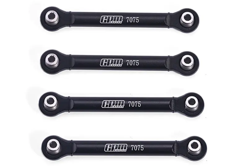 Aluminum 7075 Rear Swing Arm Pull Rod For Tamiya 1:10 R/C 58719 Bbx Bb-01 Upgrade Parts - Black 1