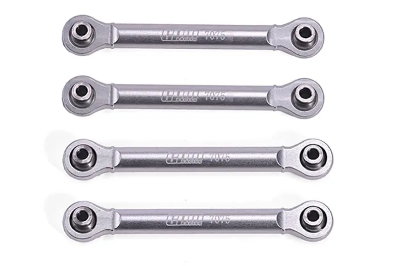 Aluminum 7075 Rear Swing Arm Pull Rod For Tamiya 1:10 R/C 58719 Bbx Bb-01 Upgrade Parts - Silver 1