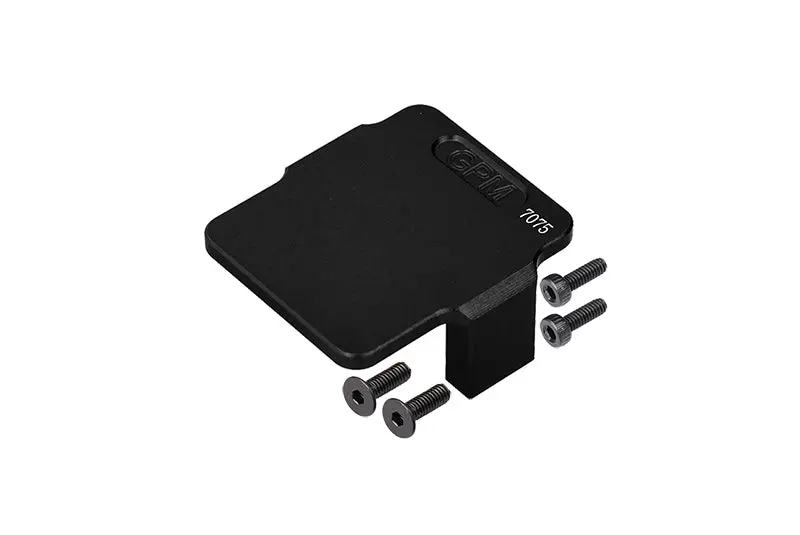 Aluminum 7075 Servo Mount / Radio Deck For Standalone Esc / Receiver For Arrma 1/18 Granite Grom Mega 380 Brushed 4X4 Monster Truck Ara2102 Upgrade Parts - Black 1
