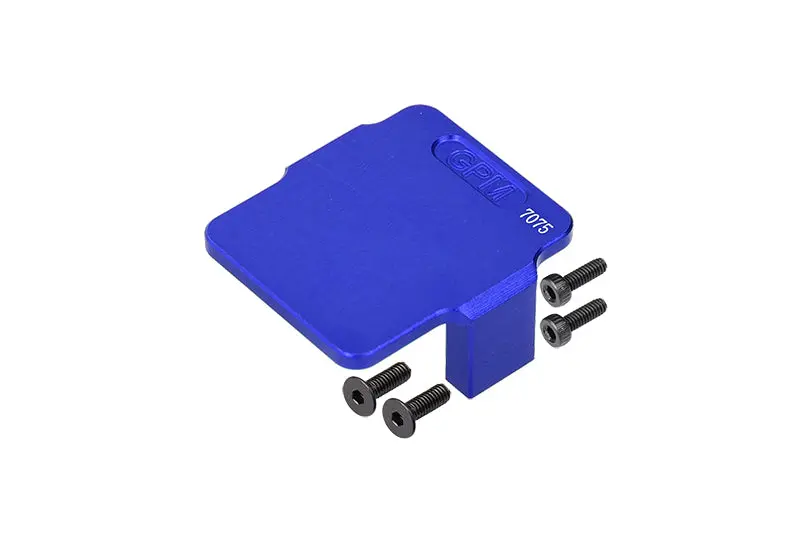 Aluminum 7075 Servo Mount / Radio Deck For Standalone Esc / Receiver For Arrma 1/18 Granite Grom Mega 380 Brushed 4X4 Monster Truck Ara2102 Upgrade Parts - Blue 1