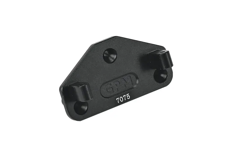 Aluminum 7075 Servo Plate For Losi 1/18 Mini Lmt 4X4 Brushed Monster Truck Rtr-Los01026 Upgrade Parts - Black 1