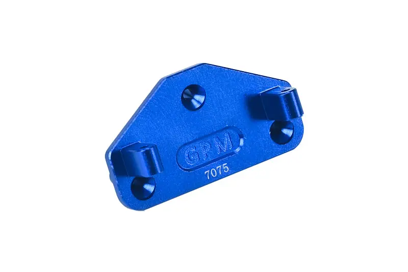 Aluminum 7075 Servo Plate For Losi 1/18 Mini Lmt 4X4 Brushed Monster Truck Rtr-Los01026 Upgrade Parts - Blue 1