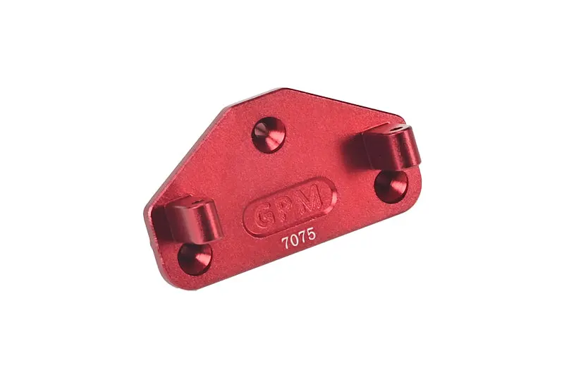 Aluminum 7075 Servo Plate For Losi 1/18 Mini Lmt 4X4 Brushed Monster Truck Rtr-Los01026 Upgrade Parts - Red 1