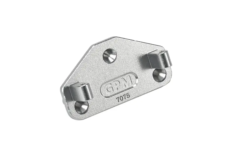 Aluminum 7075 Servo Plate For Losi 1/18 Mini Lmt 4X4 Brushed Monster Truck Rtr-Los01026 Upgrade Parts - Silver 1
