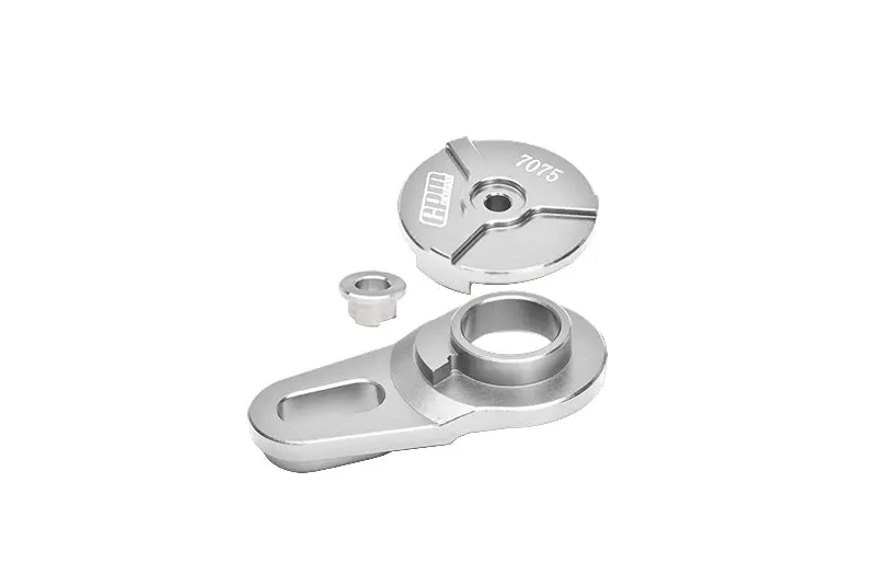 Aluminum 7075 Servo Saver Assembly 23T For Losi 1:4 Promoto-Mx Motorcycle Dirt Bike Rtr Los06000 Los06002 Upgrades - Silver 1