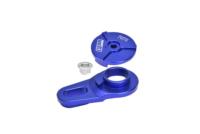 Aluminum 7075 Servo Saver Assembly 25T For Losi 1:4 Promoto-Mx Motorcycle Dirt Bike Rtr Los06000 Los06002 Upgrades - Blue 1