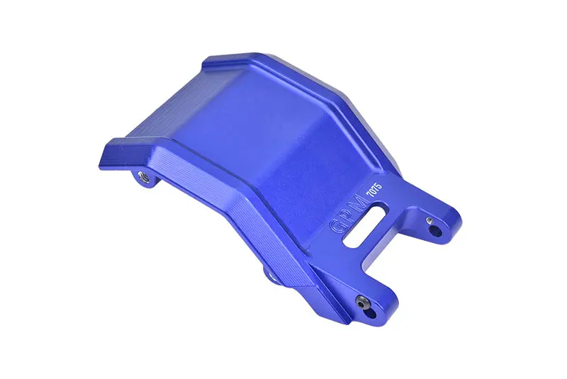 Aluminum 7075 Skid Plate For Losi 1:4 Promoto Mx Motorcycle Dirt Bike Rtr Fxr Los06000 Los06002 Upgrade Parts - Blue 1