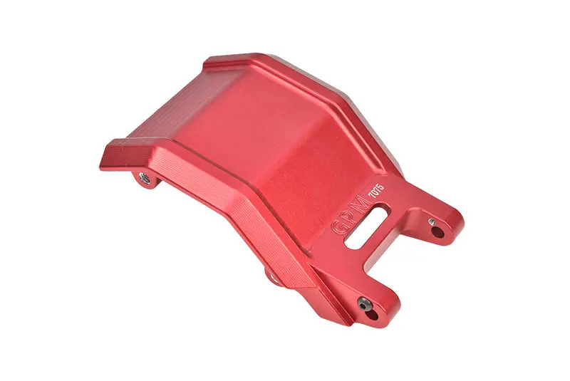 Aluminum 7075 Skid Plate For Losi 1:4 Promoto Mx Motorcycle Dirt Bike Rtr Fxr Los06000 Los06002 Upgrade Parts - Red 1
