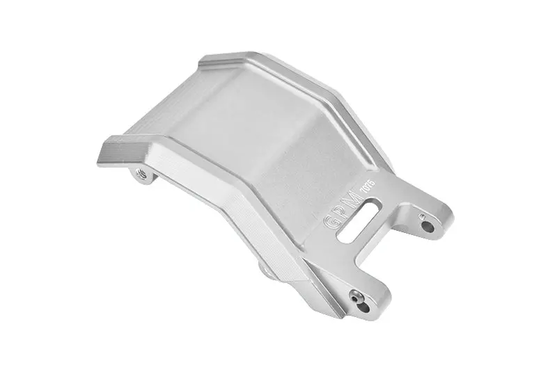 Aluminum 7075 Skid Plate For Losi 1:4 Promoto Mx Motorcycle Dirt Bike Rtr Fxr Los06000 Los06002 Upgrade Parts - Silver 1