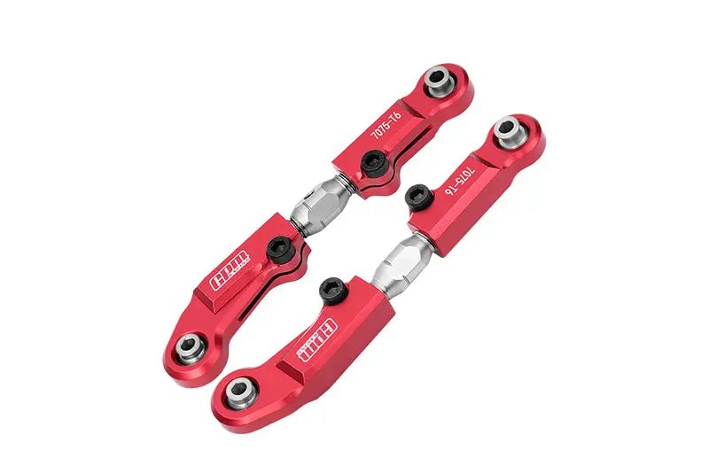 Aluminum 7075 + Stainless Steel Front Camber Links For Tekno 1/10 Mt410 2.0 4X4 Pro Monster Truck-Tkr9501 Upgrade Parts - Red 1