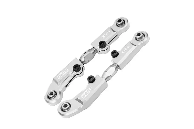 Aluminum 7075 + Stainless Steel Front Camber Links For Tekno 1/10 Mt410 2.0 4X4 Pro Monster Truck-Tkr9501 Upgrade Parts - Silver 1