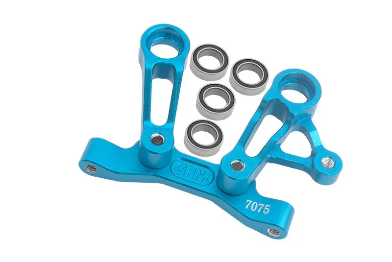 Aluminum 7075 Steering Arms And Steering Bridge For Tamiya 1:10 Rc 4Wd Xv-02 Pro 58707 Upgrades - Sky Blue 1