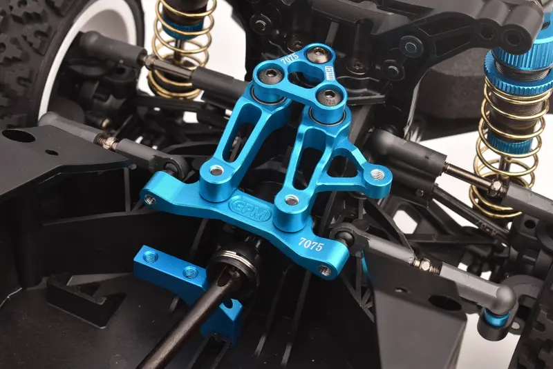 Aluminum 7075 Steering Arms And Steering Bridge For Tamiya 1:10 Rc 4Wd Xv-02 Pro 58707 Upgrades - Sky Blue 2