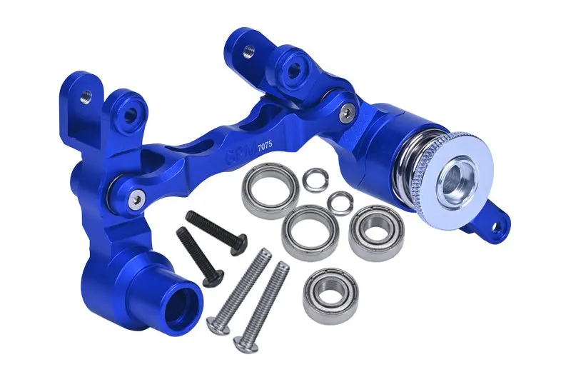 Aluminum 7075 Steering Assembly For 1:5 Traxxas X Maxx 6S / X-Maxx 8S 4Wd Brushless Monster Truck Upgrade Parts - Blue 1